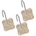 Victoria Shower Curtain Hooks Set Of 12 Beige