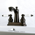 Victorian 4 Inch Centerset Bathroom Faucet In Oil Rubbed Bronze