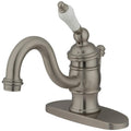 Victorian 4 In. Centerset 1 Handle Bathroom Faucet
