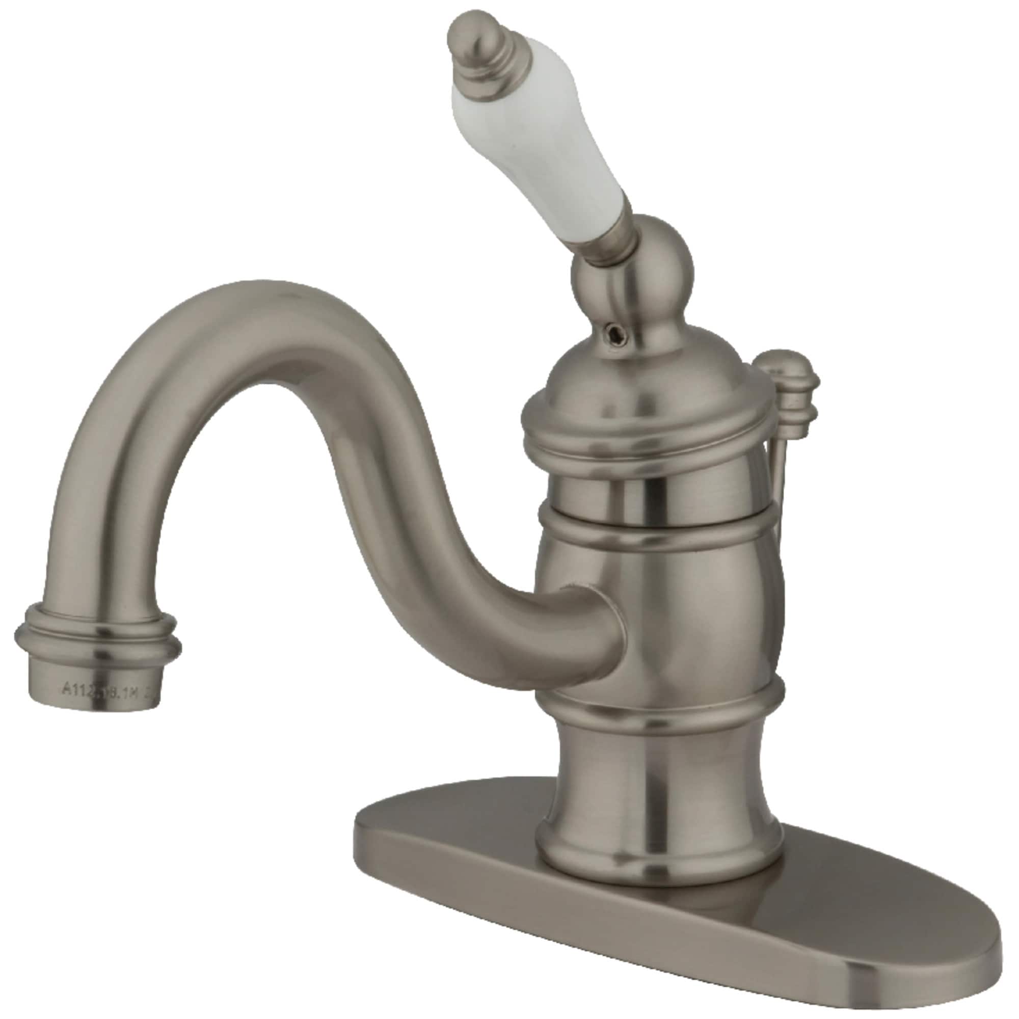 Victorian 4 In. Centerset 1 Handle Bathroom Faucet