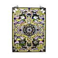 Gracewood Hollow Landu Victorian Style Stained Glass Window Panel Suncatcher