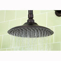 Victorian Oil Rubbed Bronze 8 Inch Shower Head W Shower Arm
