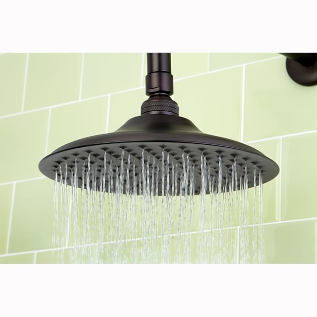 Victorian Oil Rubbed Bronze 8 Inch Shower Head W Shower Arm