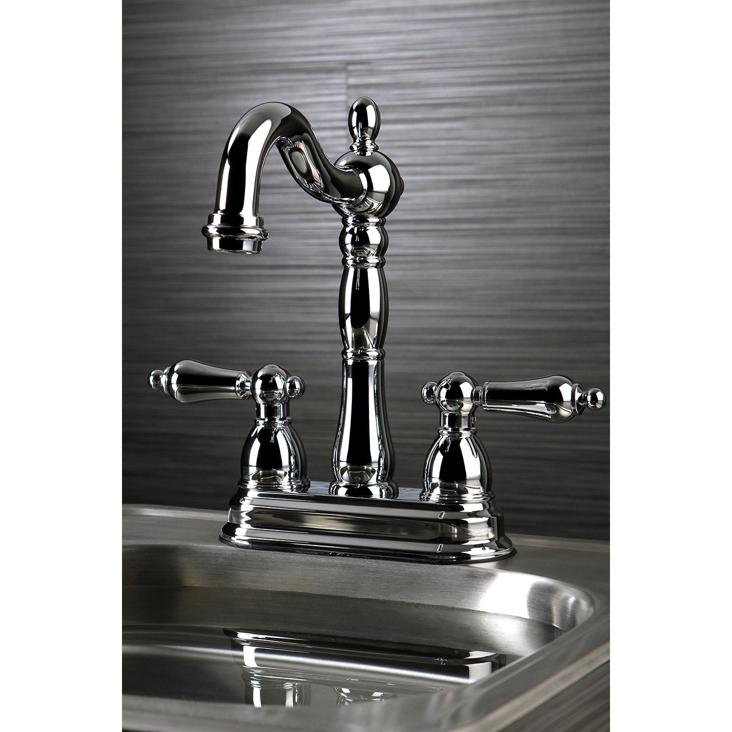 Victorian Polished Chrome Bar Faucet