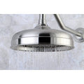 Victorian Satin Nickel 8 Inch Rainfall Shower Head