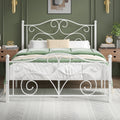 Countryside Scroll Black Iron Bed By Vecelo