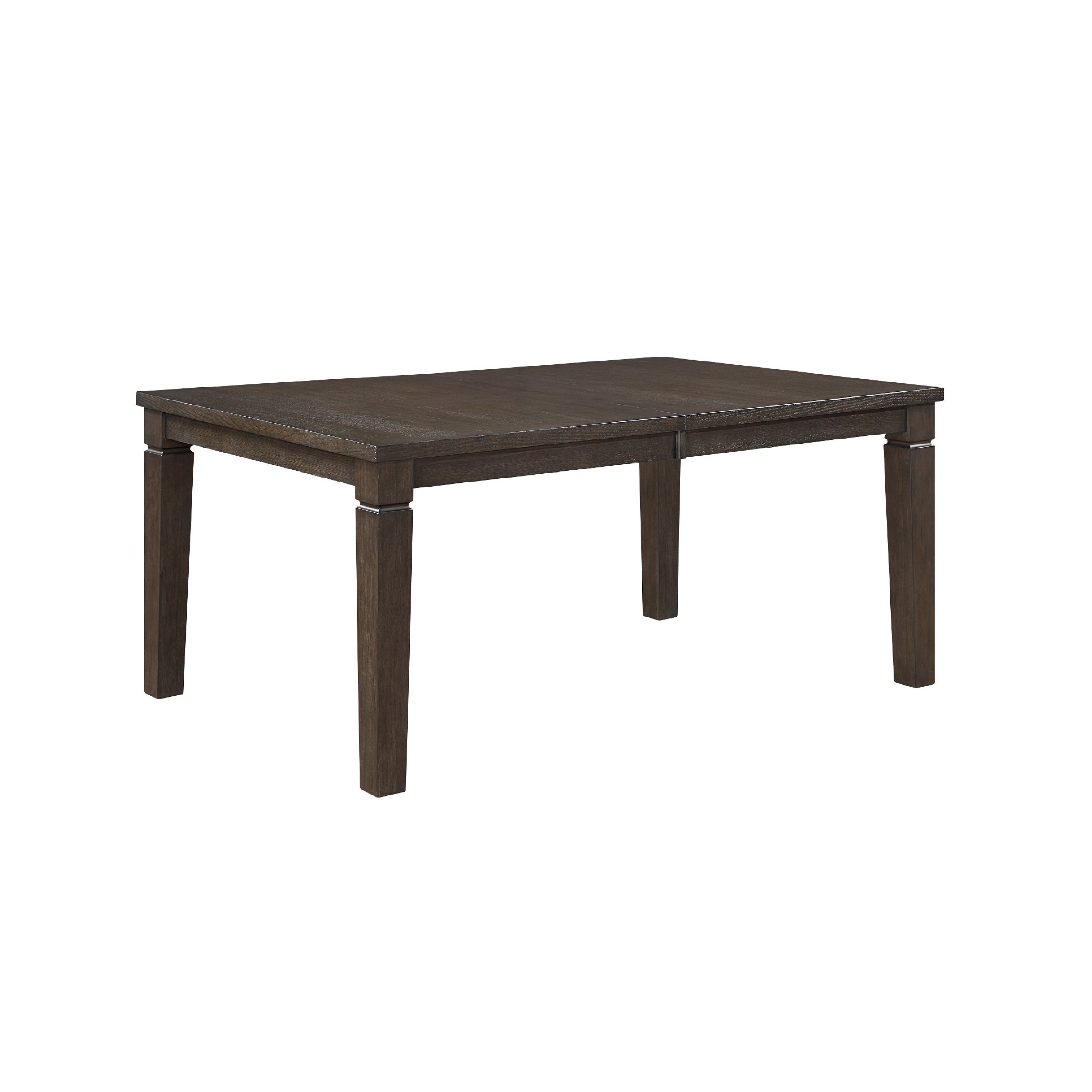 Vicy Dining Table W Removable Leaf 66 84 Inch Top Espresso Brown