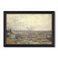 View From Montmartre 1886 Vincent Van Gogh Custom Framed Canvas