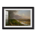 View From Mount Holyoke Northampton 1836 Thomas Cole Custom Framed Print