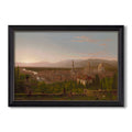 View Of Florence From San Miniato 1837 Thomas Cole Custom Framed Canvas