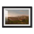 View Of Florence From San Miniato 1837 Thomas Cole Custom Framed Print