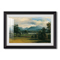 View Of Liefering 1830 Friedrich Gauermann Custom Framed Print