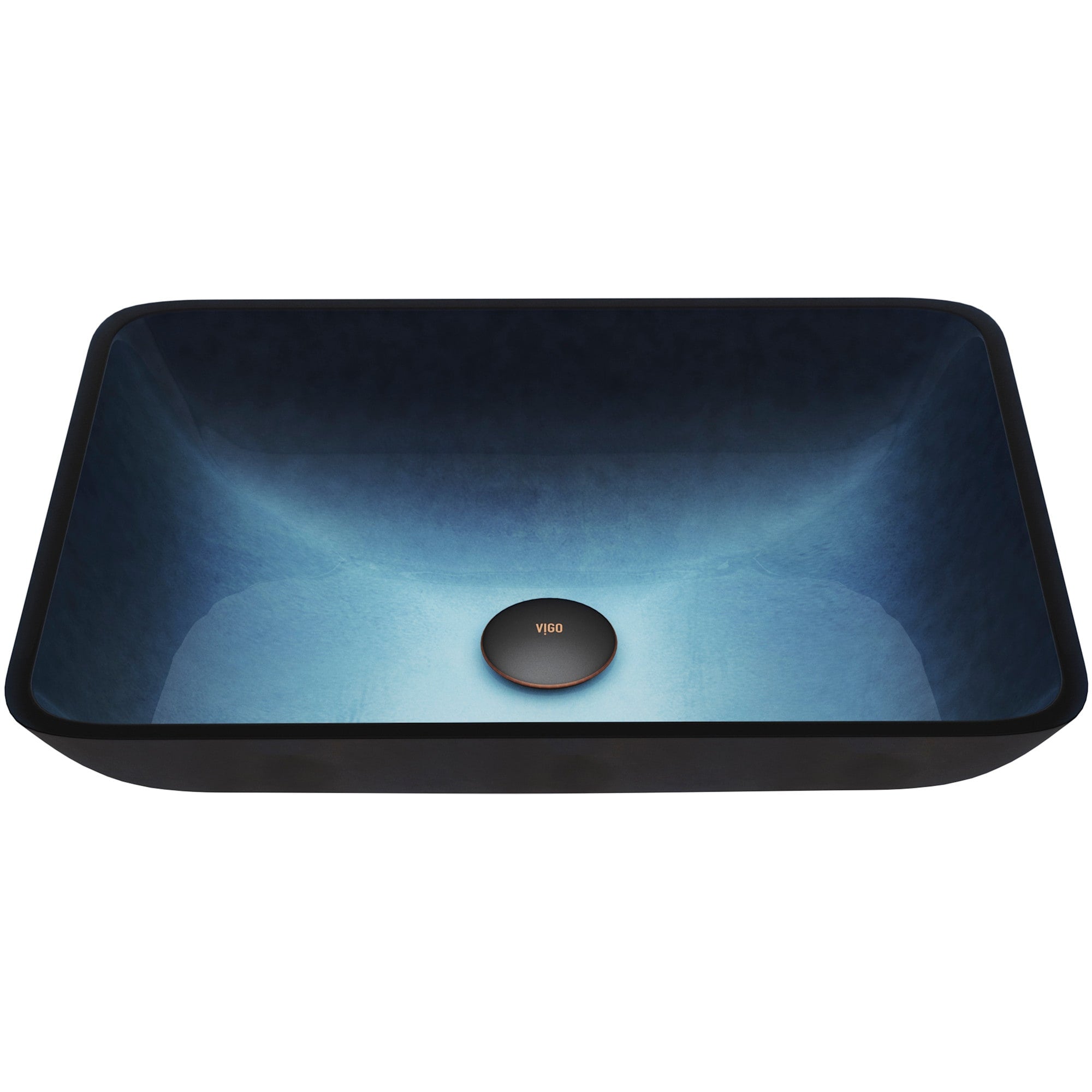 Vigo 18 1 4 Glass Bathroom Vessel Sink Turquoise Water