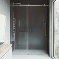 Vigo Luca 78 3 4 High X 60 Wide Sliding Frameless Shower Door