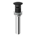Vigo Matte Black Bathroom Sink Pop Up Drain With Overflow