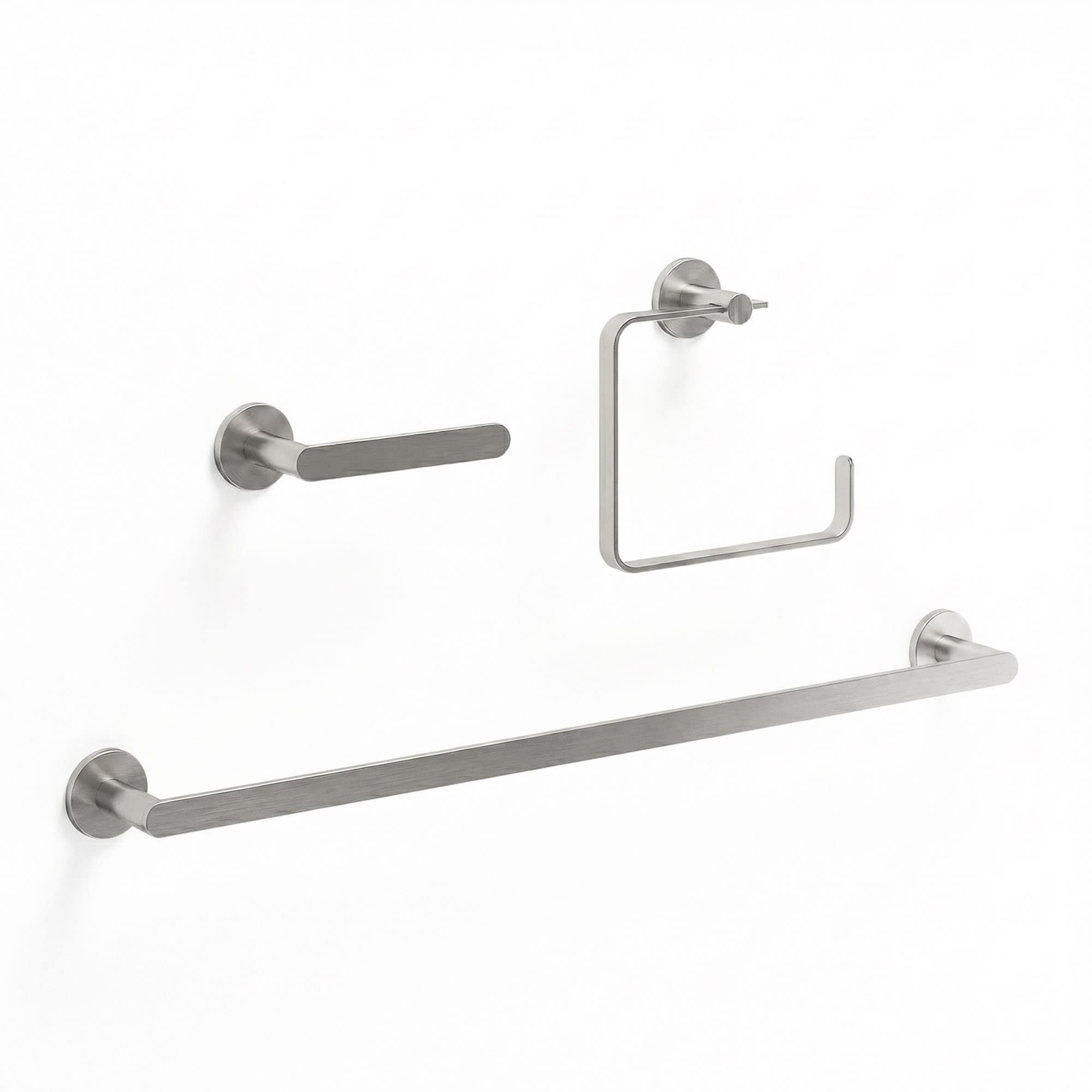 Vigo Vgac3003 Arden 3 Piece Bathroom Package With 24 Towel Bar Towel