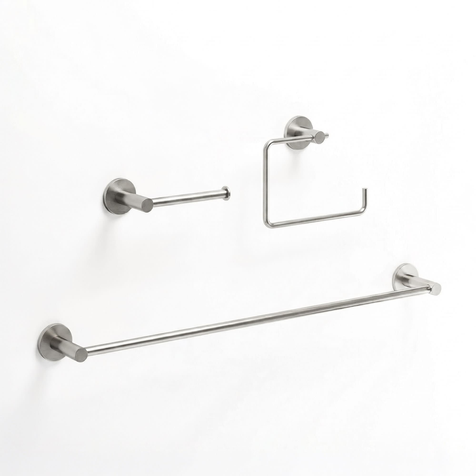 Vigo Vgac3005 Cass 3 Piece Bathroom Package With 24 Towel Bar Towel