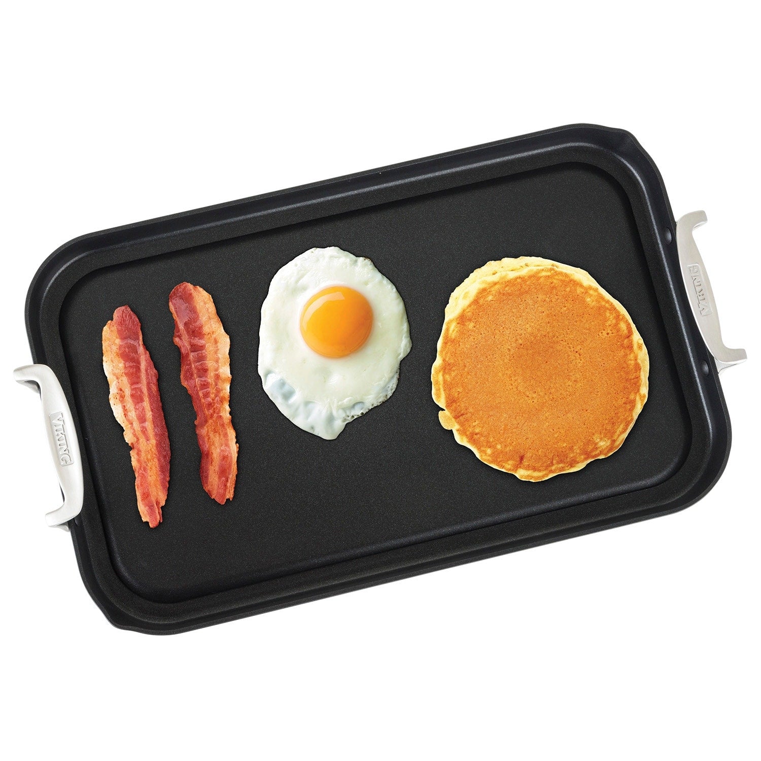 Viking Hard Anodized Nonstick Double Burner Griddle 18 X 11 X 1
