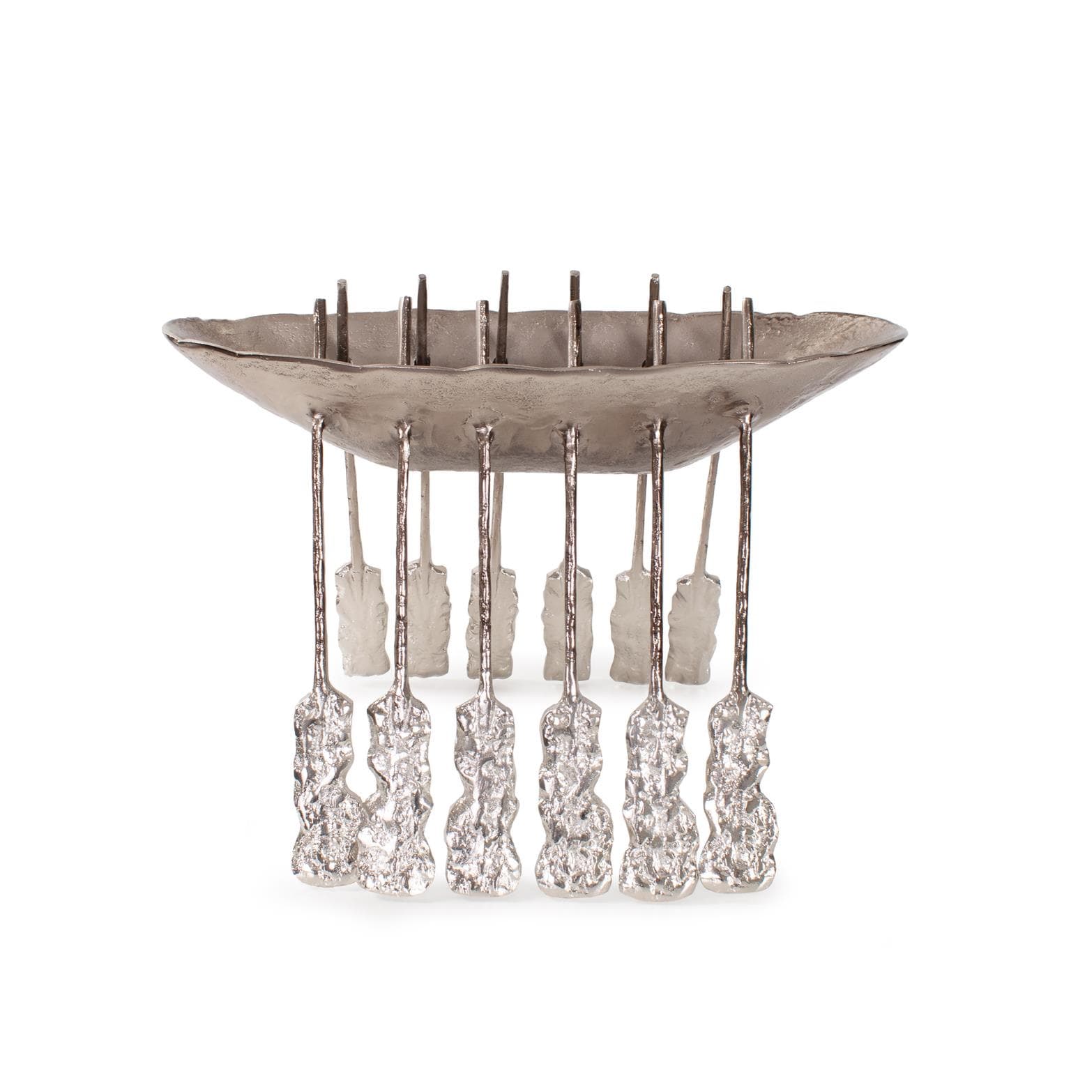 Viking Oseberg Ship Sculpture 12H X 5W X 3.5D