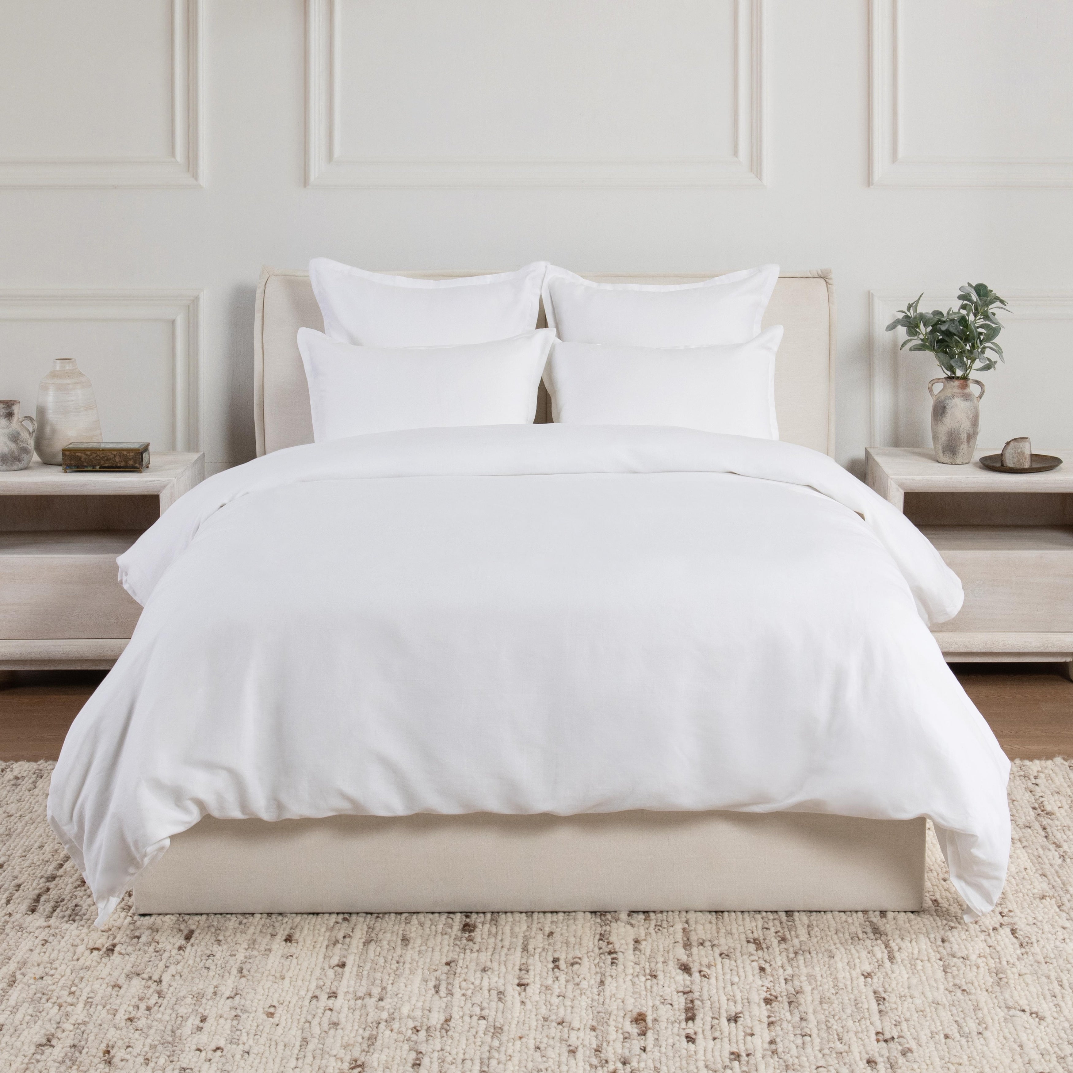 Villa By Classic Home Arcadia Linen White Duvet