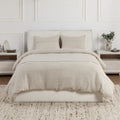 Villa By Classic Home Beaumont 3 Piece Belgian Flax Linen Duvet Set