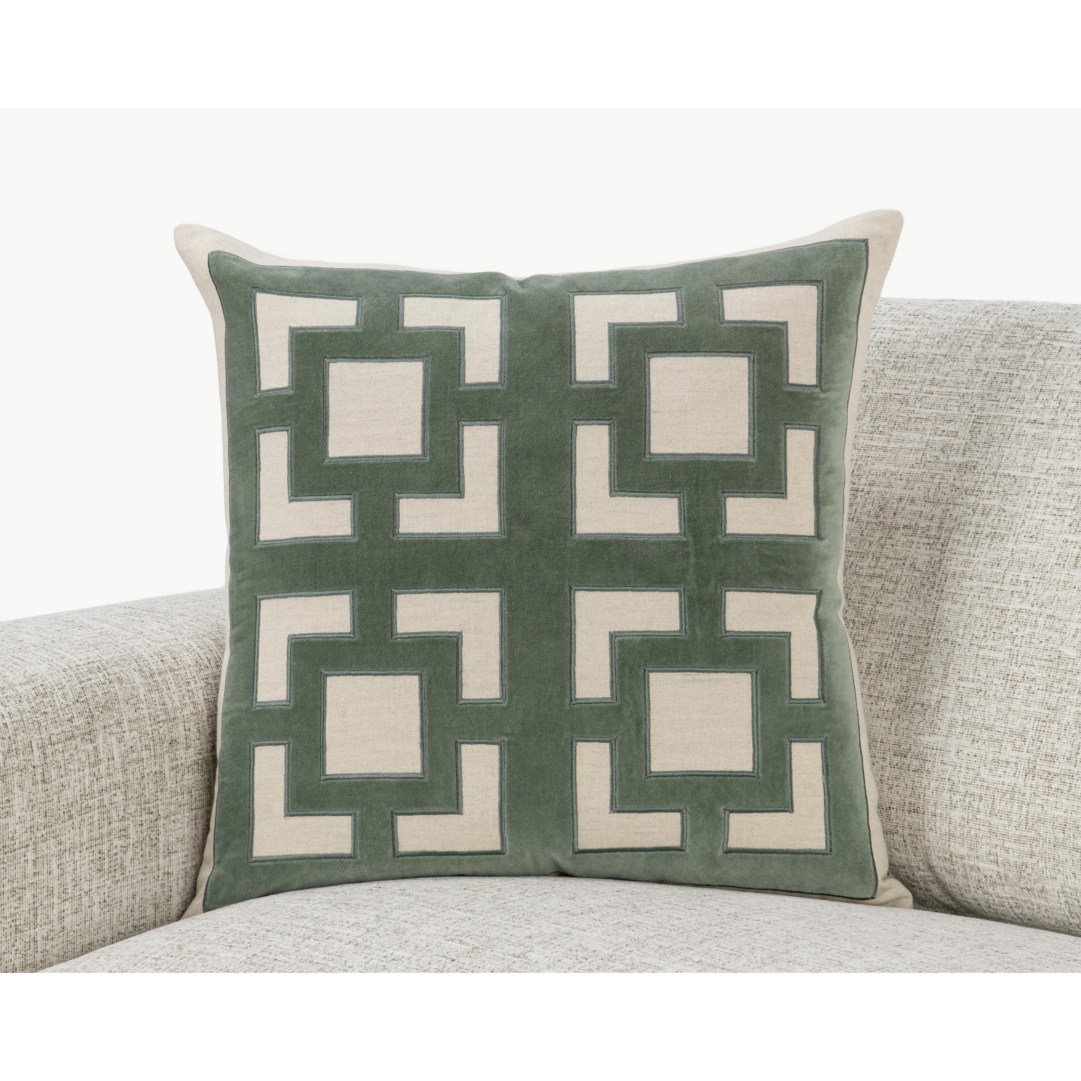 Villa By Classic Home Corbin Cotton Blend Throw Pillow