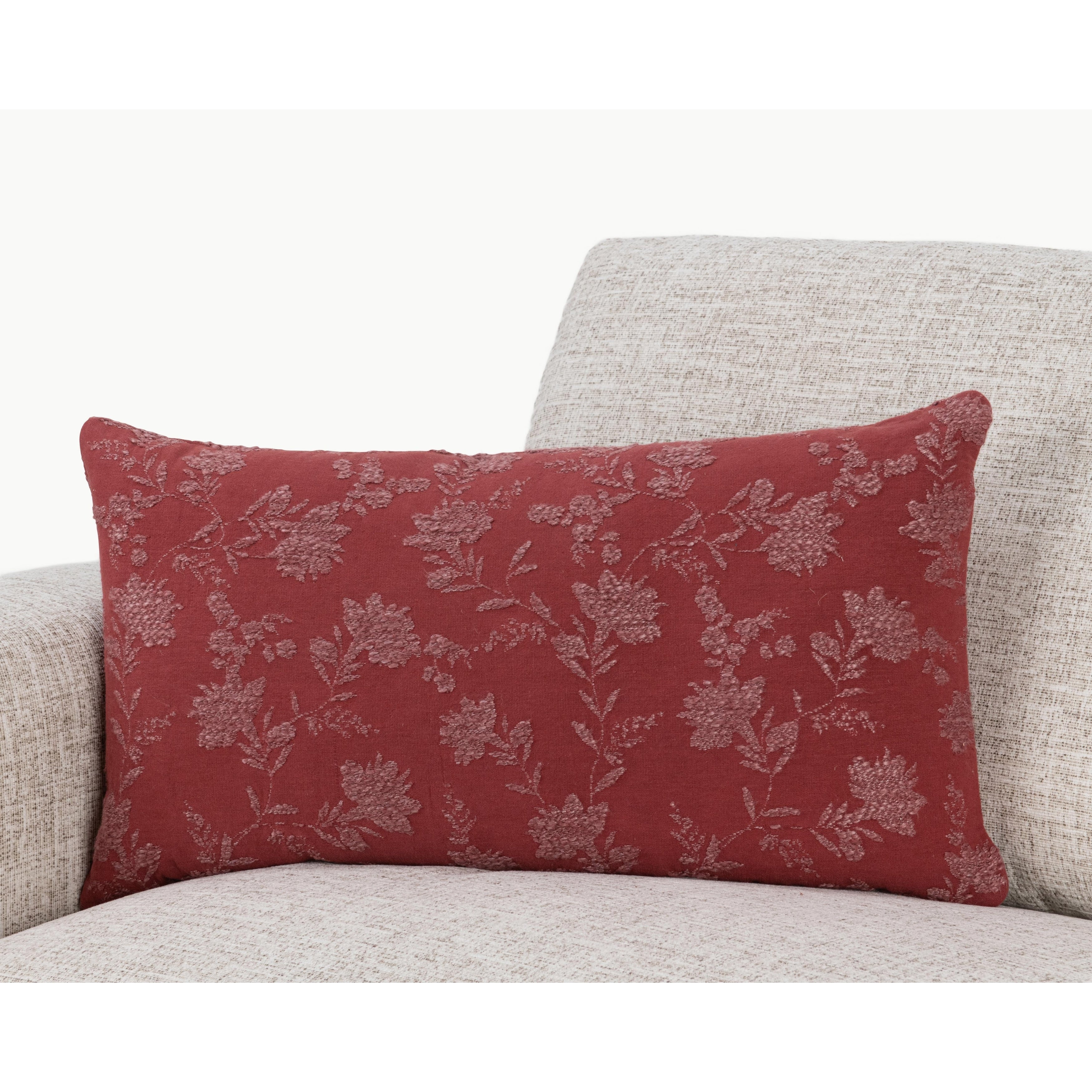 Villa By Classic Home Rosecliff Cotton Blend Throw Pillow