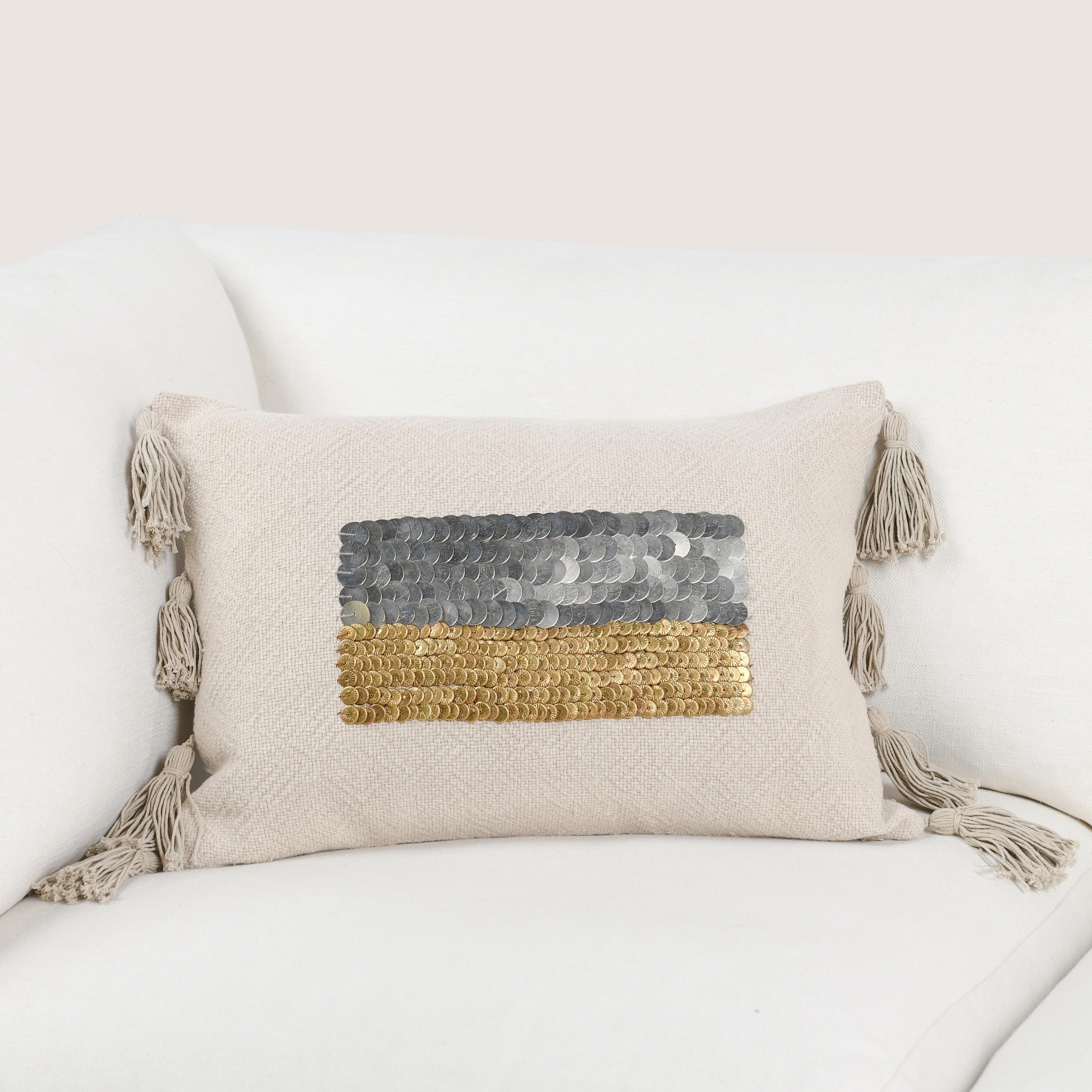 Villa By Classic Home Tanga Linen Blend Throw Pillow