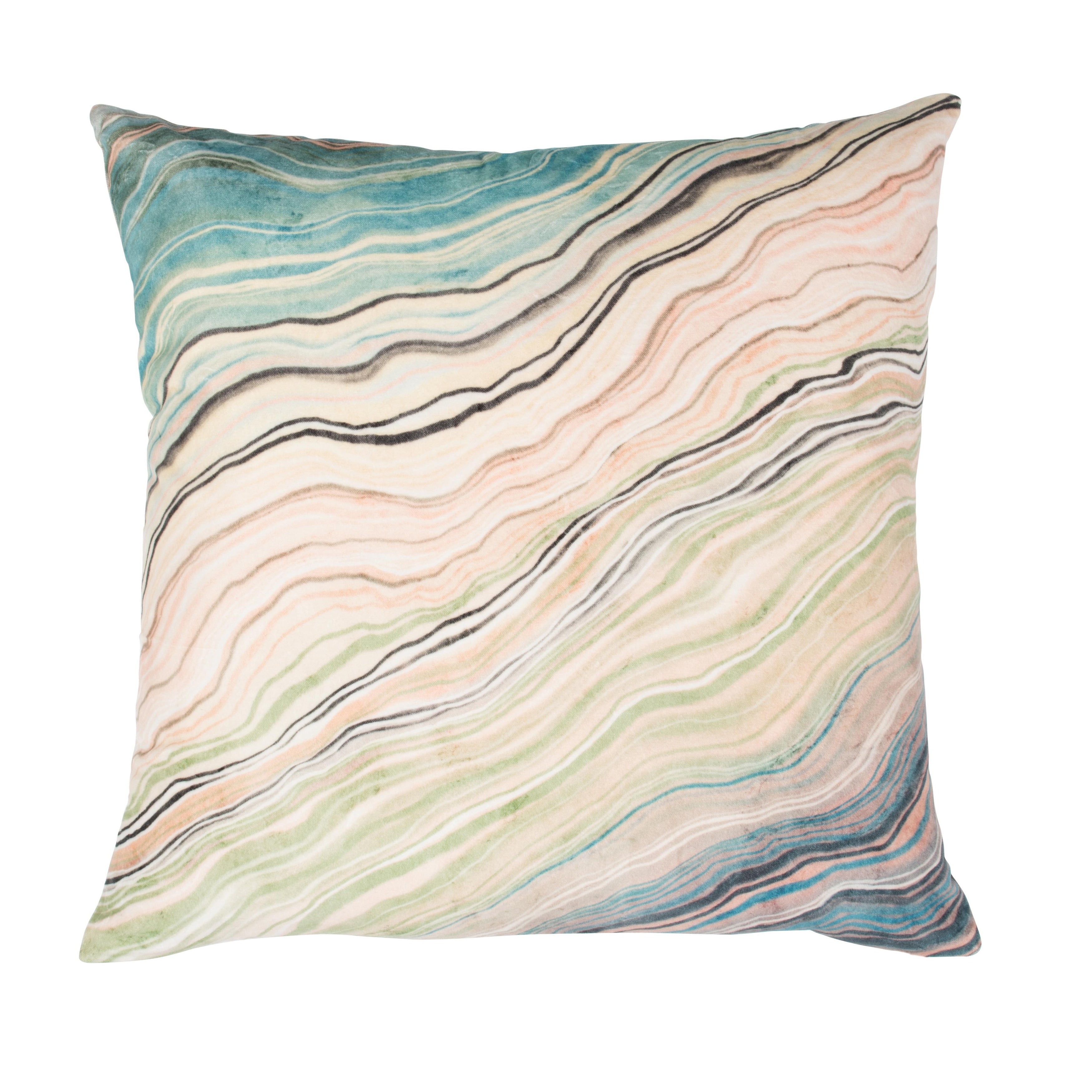 Villa By Classic Home Zircon Velvet Cotton Throw Pillow