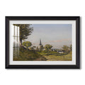 Village Landscape With Church 1891 Henri Harpignies Custom Framed Print