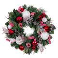 Village Lighting 24 In. Wreath Nordic Red