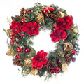 Village Lighting 30 In. Pre Lit Led Wreath Red Magnolia