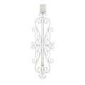 Village Lighting Adjustable Wreath Hanger White Colonial