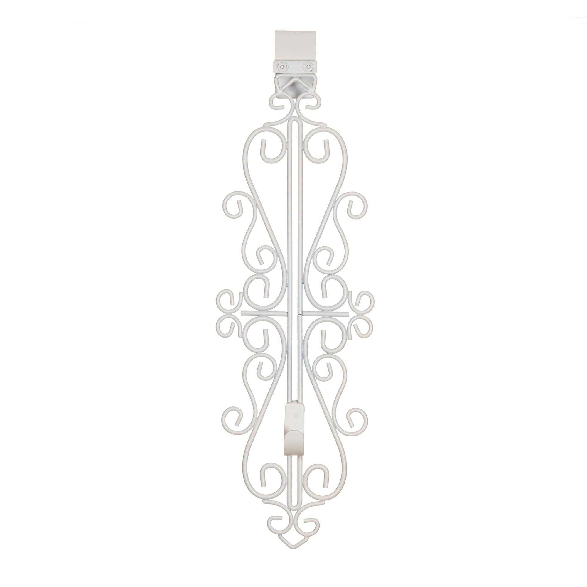 Village Lighting Adjustable Wreath Hanger White Colonial