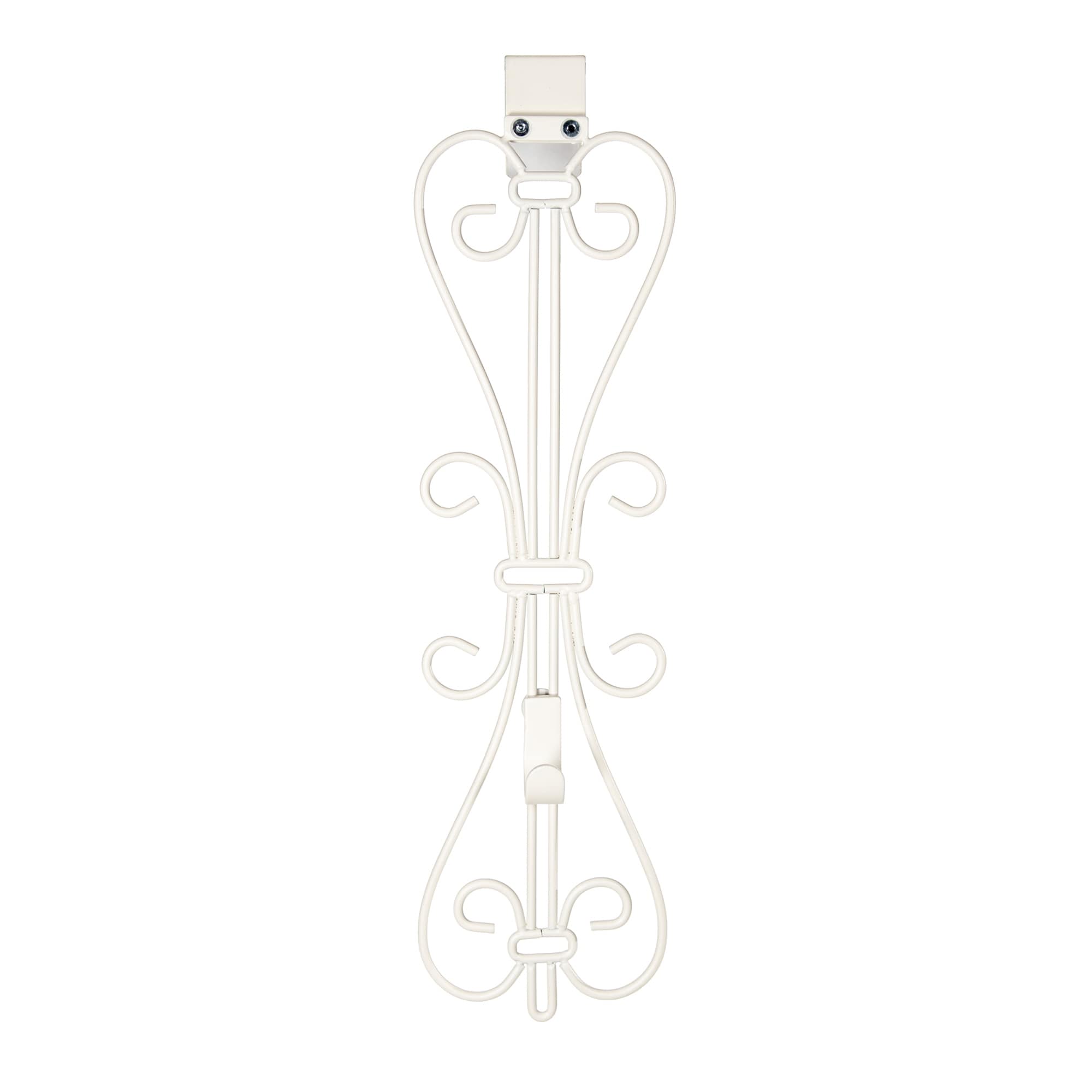 Village Lighting Adjustable Wreath Hanger White Elegant