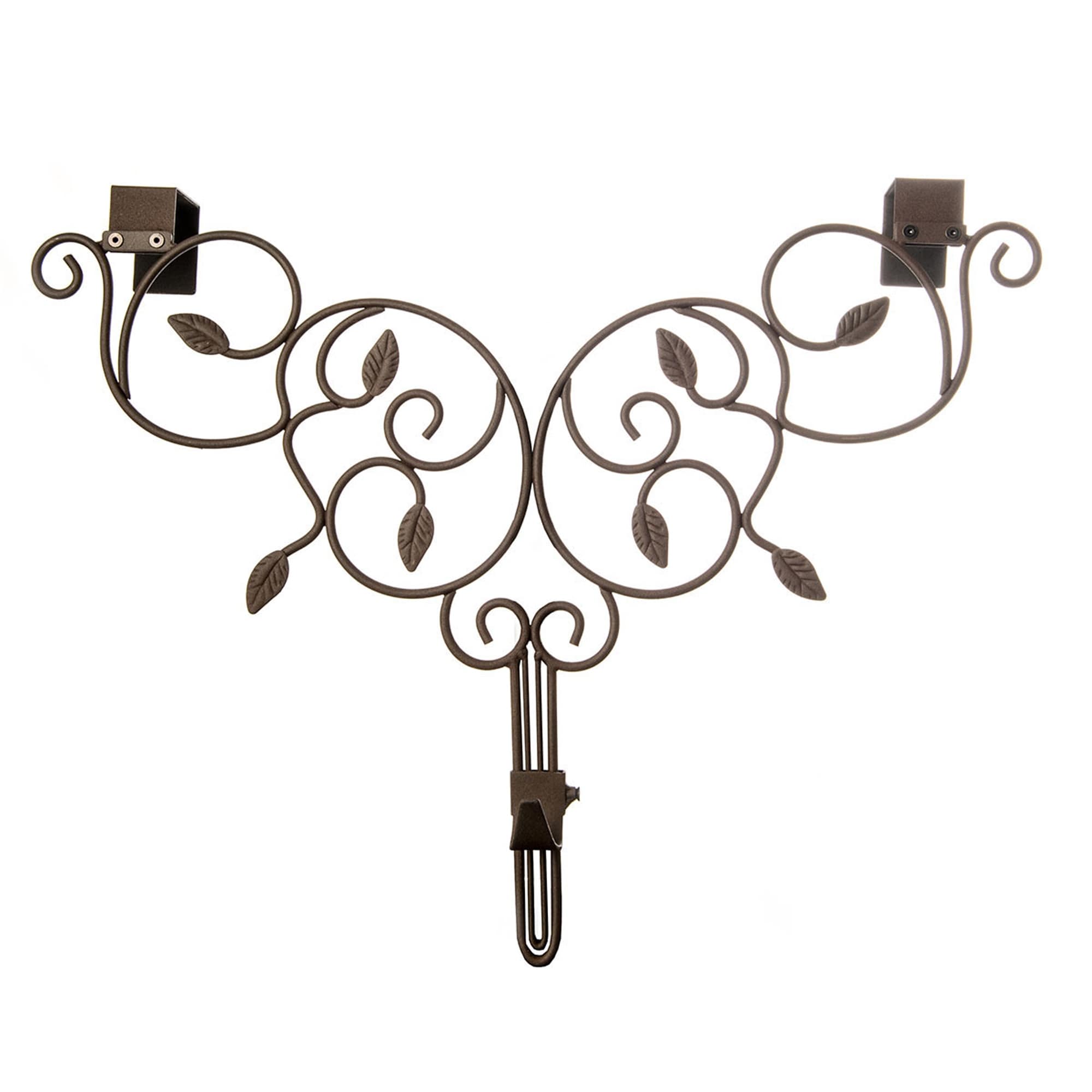 Village Lighting Adjustable Wreath Hanger Brown Ivy