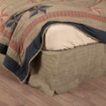Tan Primitive Bedding Vhc Vincent Bed Skirt Cotton Solid Color Tailored