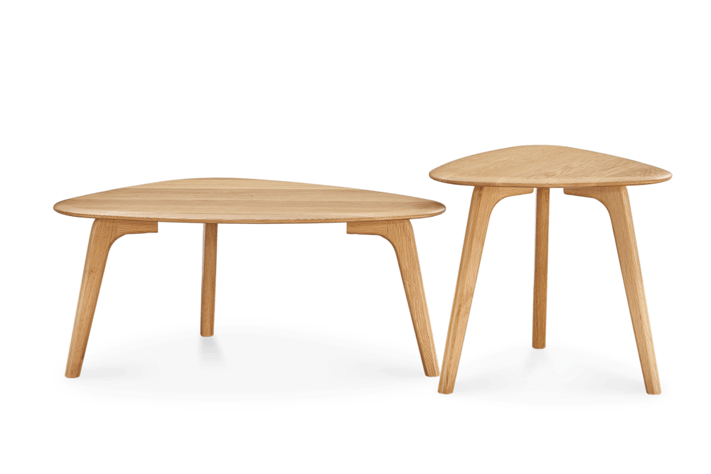 Vincent Coffee Table Set, Oak