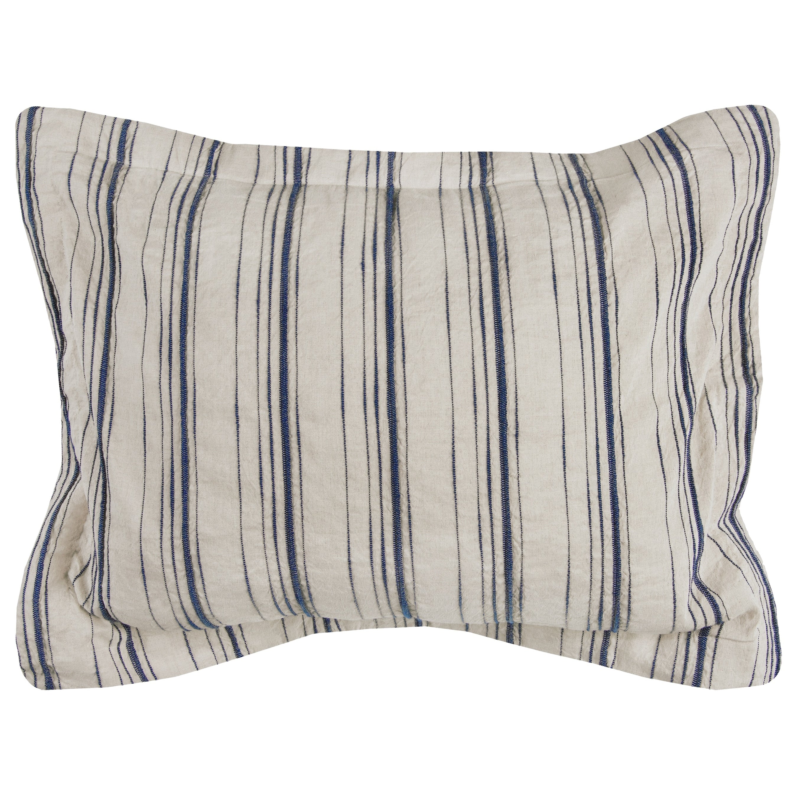 Vincent Iii Sham In Natural Navy