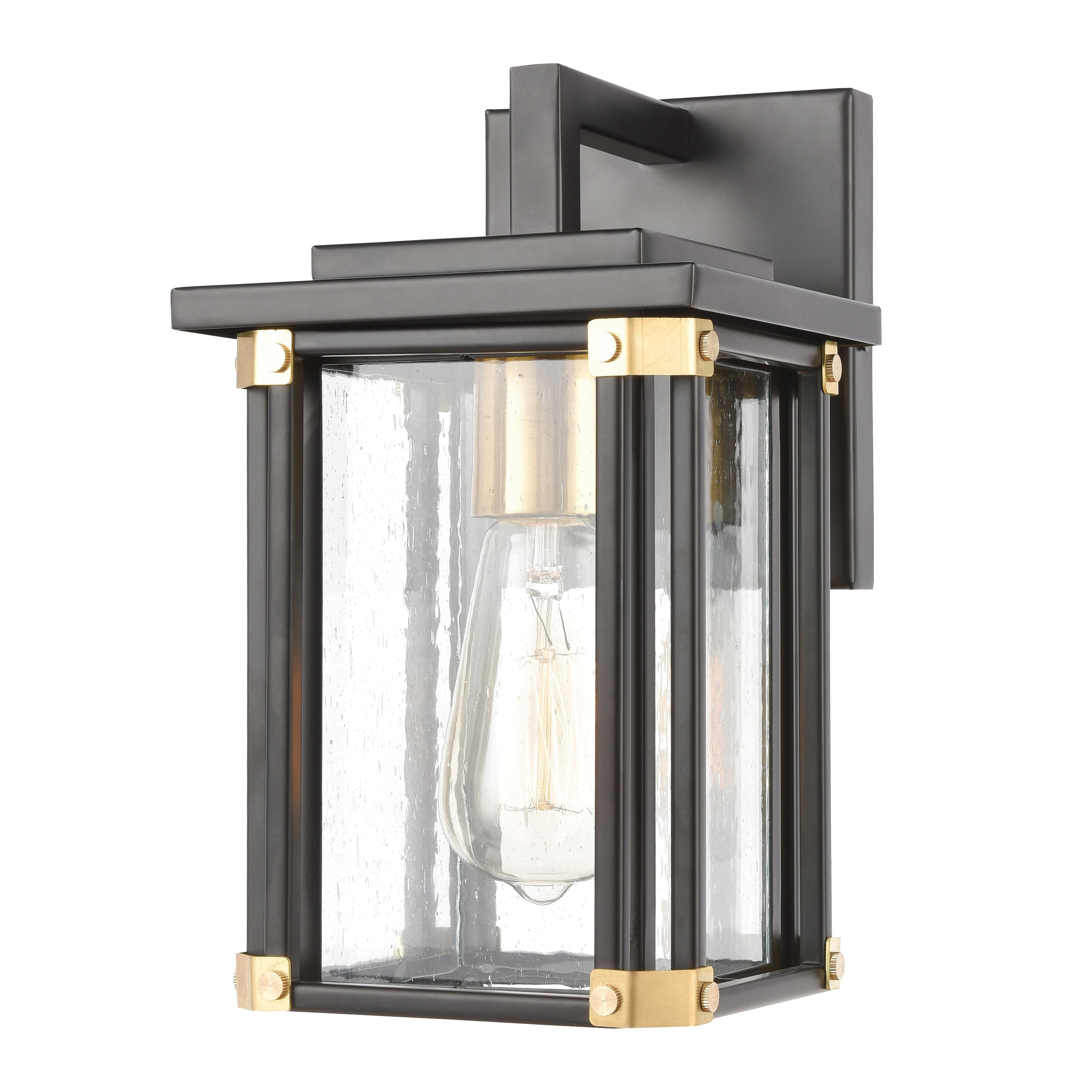 Vincentown 11 High 1 Light Outdoor Sconce Matte Black 11 Inch Tall