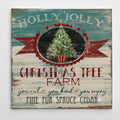 Wexford Home Ad Christmas Tree Farm 16 Inch X 16 Inch 24 Inch X 24 Inch 36 Inch X 36 Inch Gallery Wrapped Canvas Art