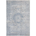 Vintage Blossom Cream Blue Rug