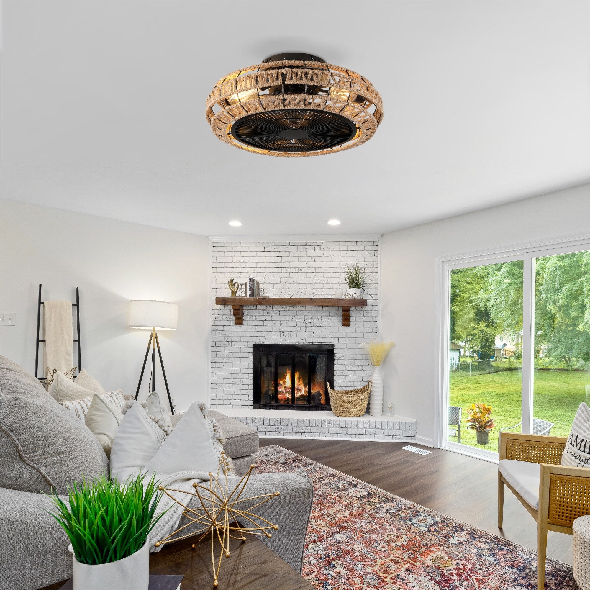 Vintage Ceiling Fan With Remote Control Without Bulbs