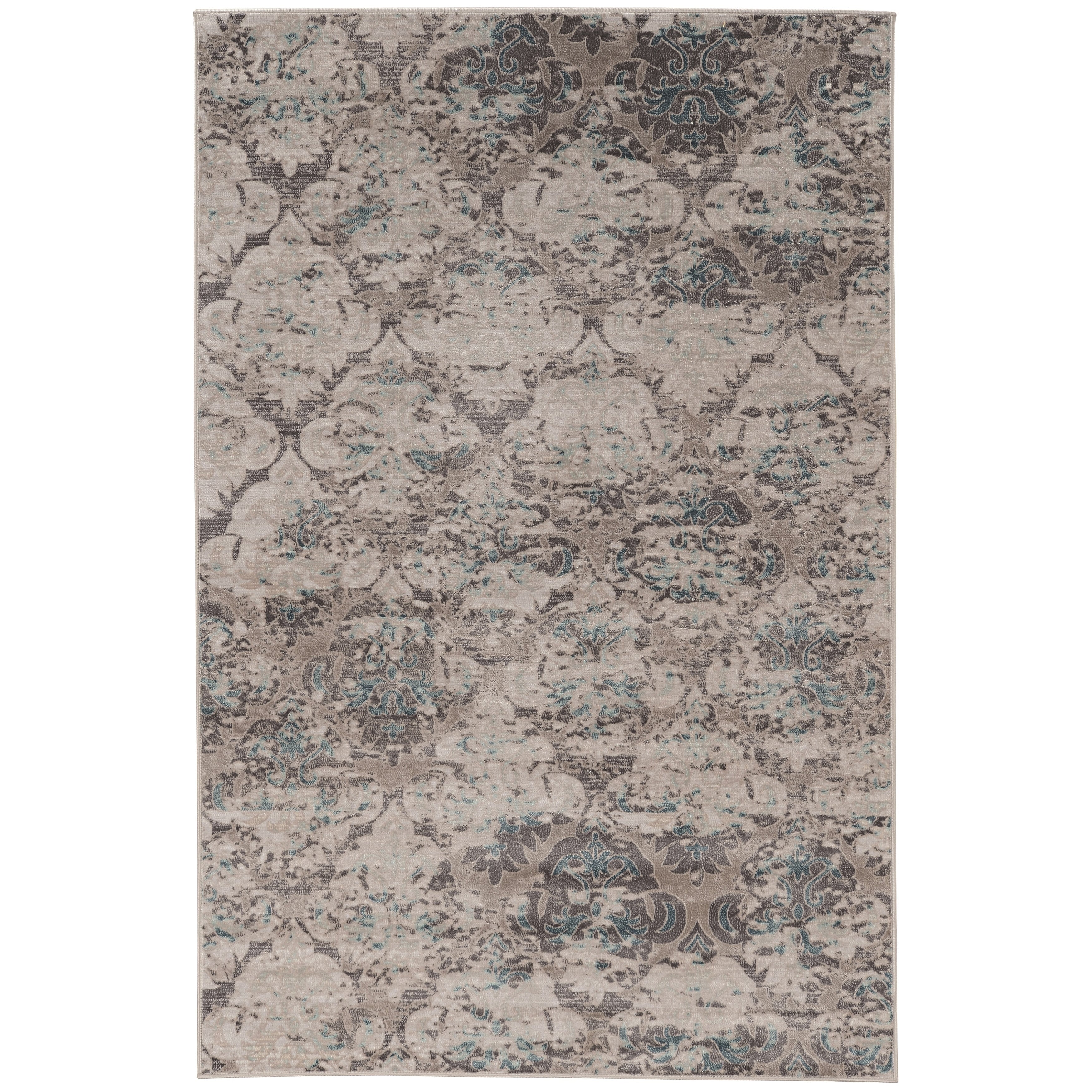 Vintage Collection Trellis Beige And Grey Rug 9 X 12 9 X 12