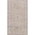 Vintage Distressed Geometric Hamedan Persian Area Rug Wool Handmade 611 X 911