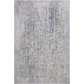 Vintage Distressed Mandala Grey Blue Rug