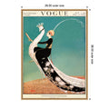 Vintage Fashion Cover Ii By Wild Apple Portfolio Framed Canvas Wall Art Print