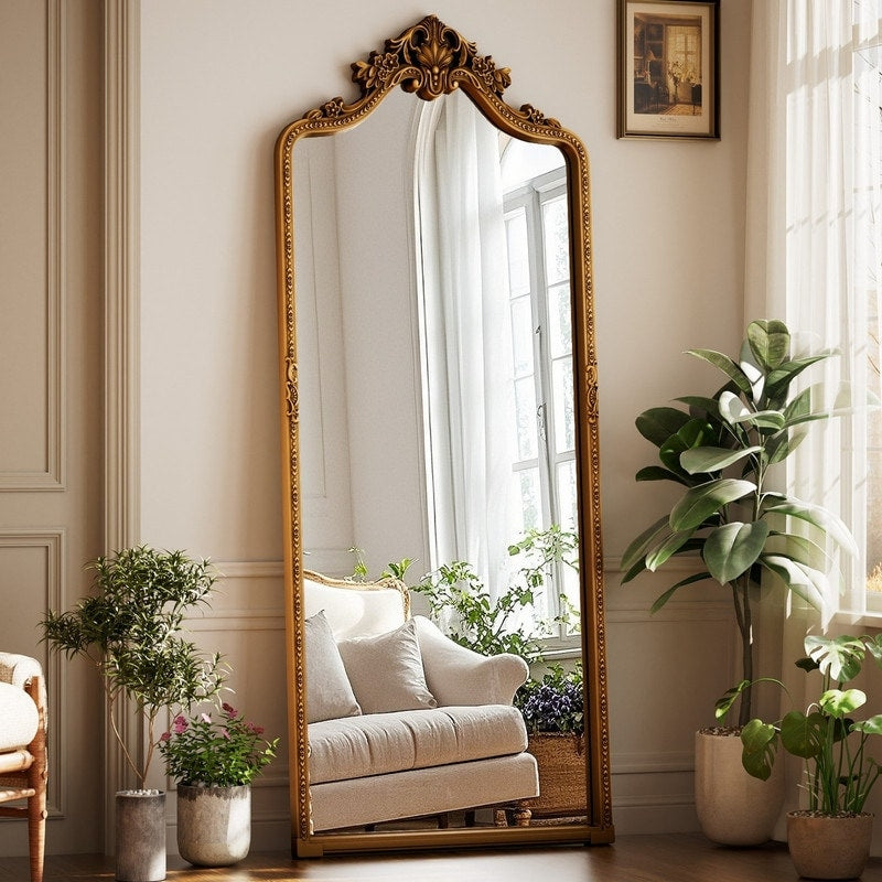 Vintage Full Length Mirror Floor Standing Mirror Wall Mounted Oversized