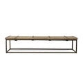 Vintage Iron Studded Reclaimed Door Coffee Table Approx. 68 70 Inches Wide 24 26 Inches Deep
