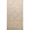 Vintage Muted Floral Kashan Persian Area Rug Wool Hand Knotted 62 X 96